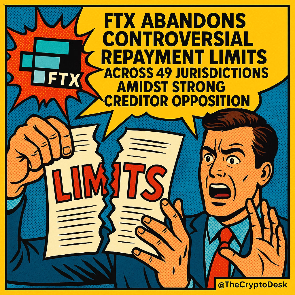 FTX Abandons Controversial Repayment Limits Across 49 Jurisdictions Amidst Strong Creditor Opposition