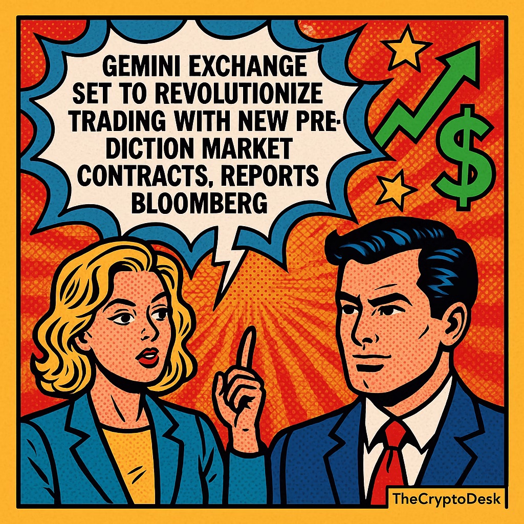 Gemini Exchange Set to Revolutionize Trading with New Prediction Market Contracts, Reports Bloomberg