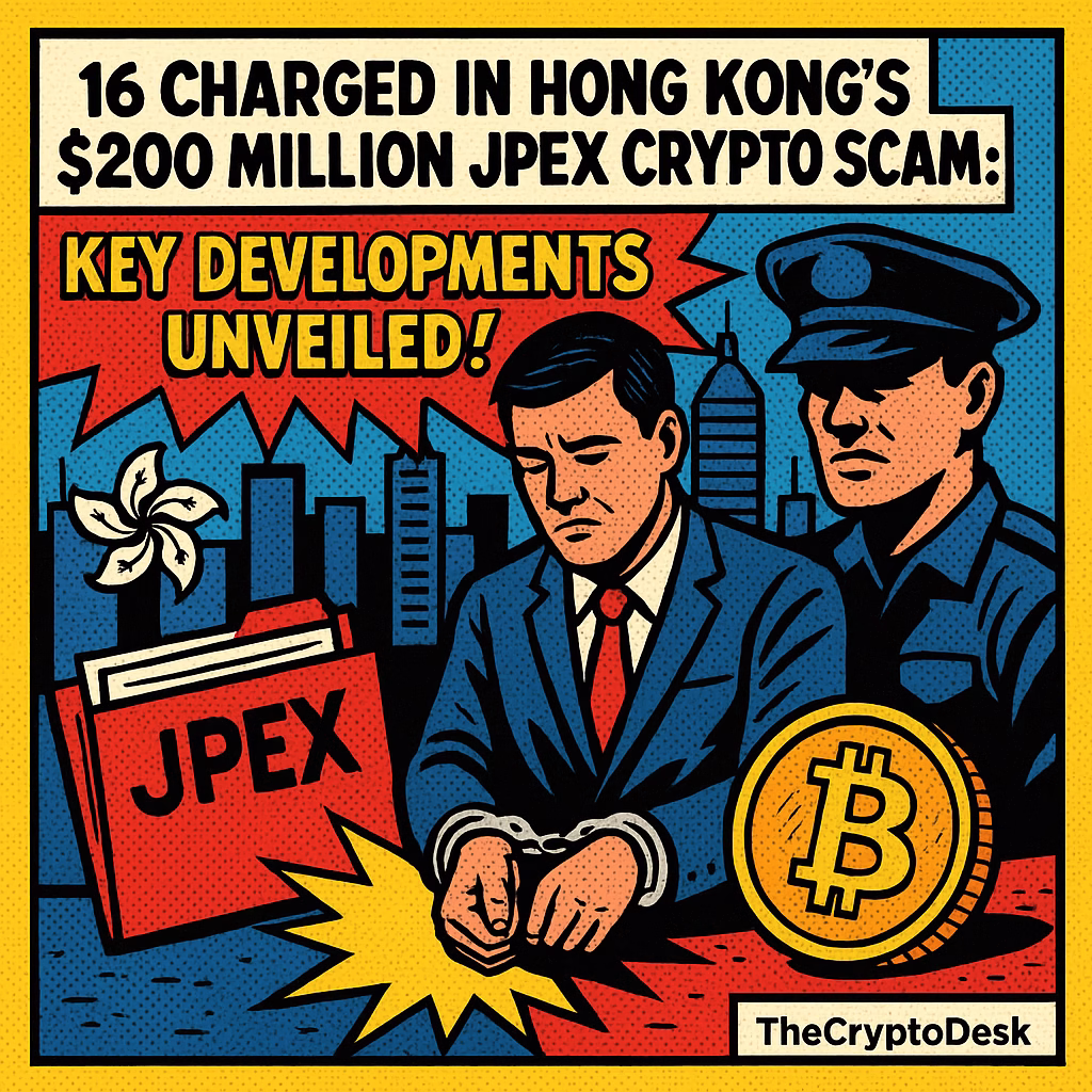 16 Charged in Hong Kongs $200 Million JPEX Crypto Scam: Key Developments Unveiled