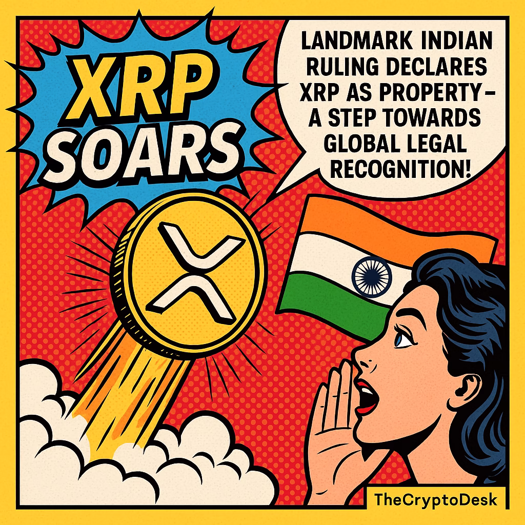 XRP Soars: Landmark Indian Ruling Declares XRP as Property – A Step Towards Global Legal Recognition!