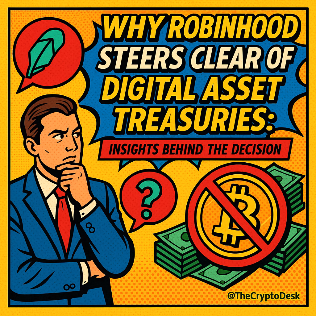Why Robinhood Steers Clear of Digital Asset Treasuries: Insights Behind the Decision