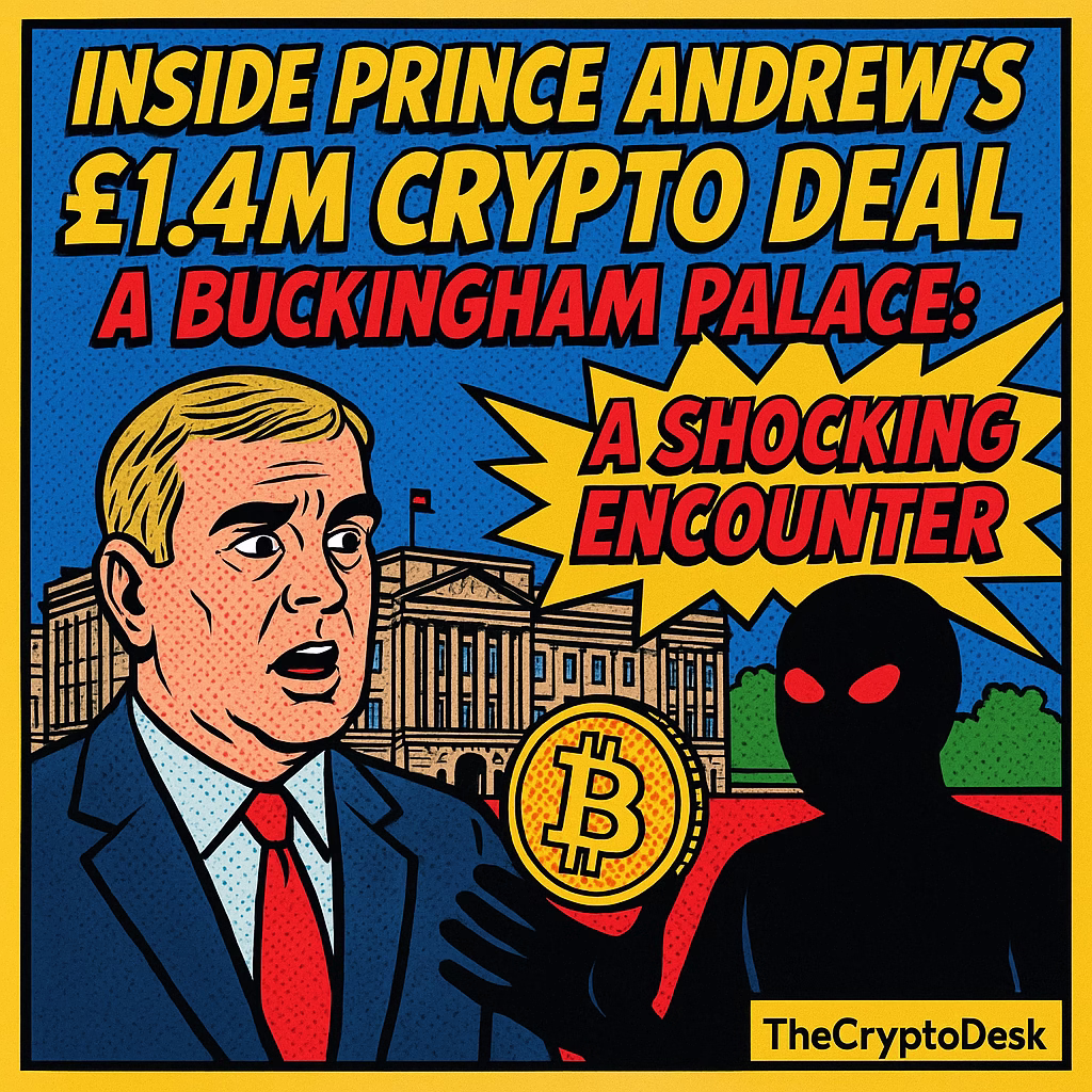 Inside Prince Andrews £1.4M Crypto Deal at Buckingham Palace: A Shocking Encounter