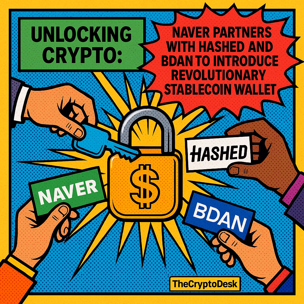 Unlocking Crypto: Naver Partners with Hashed and BDAN to Introduce Revolutionary Stablecoin Wallet