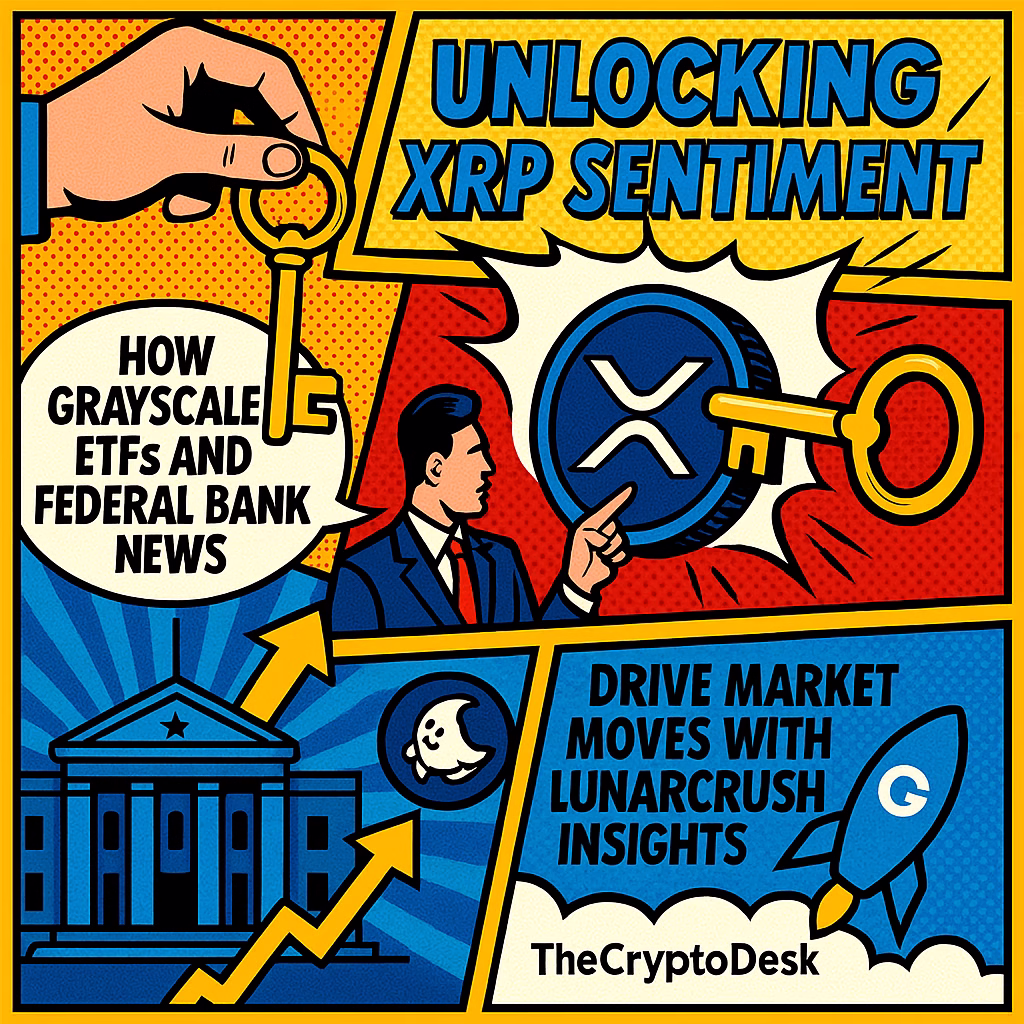 Unlocking XRP Sentiment: How Grayscale ETFs and Federal Bank News Drive Market Moves with LunarCrush Insights