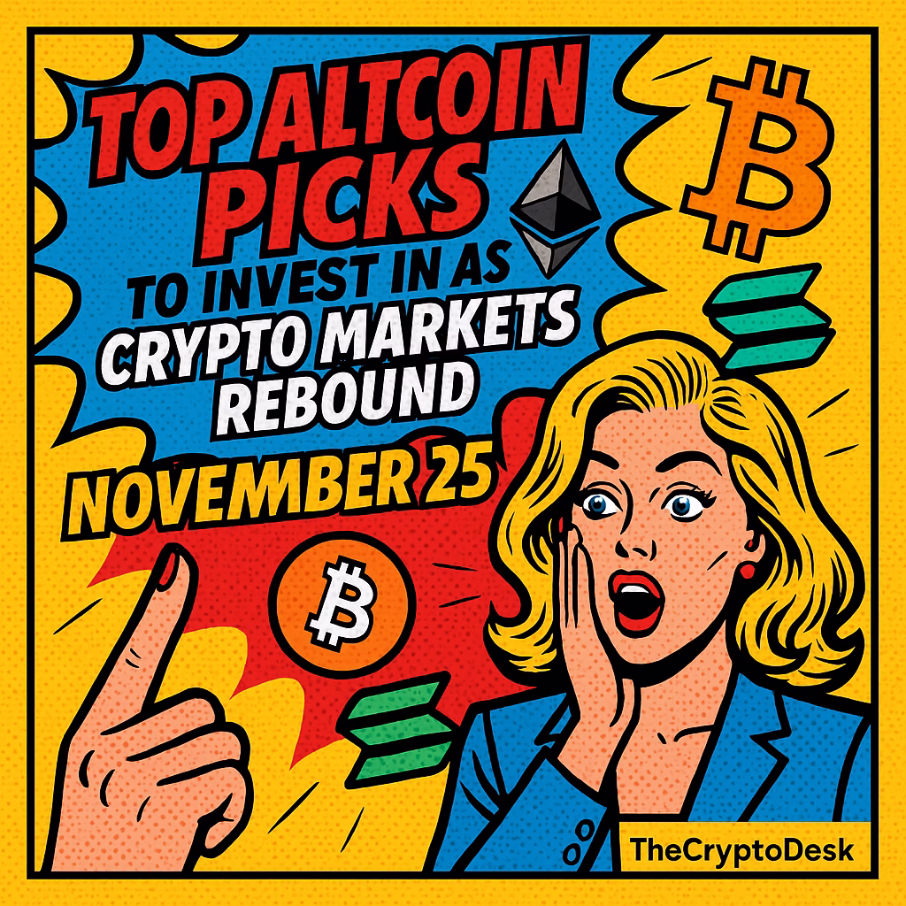 Top Altcoin Picks to Invest in as Crypto Markets Rebound – November 25