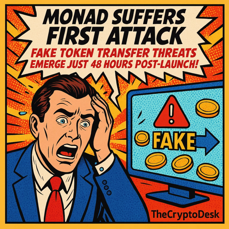 Monad Suffers First Attack: Fake Token Transfer Threats Emerge Just 48 Hours Post-Launch!