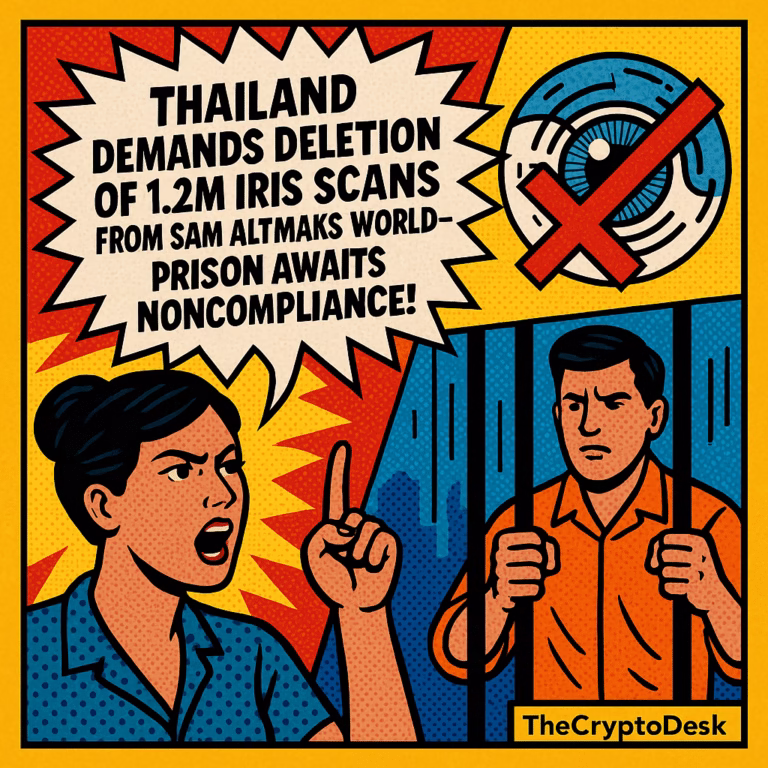 Thailand Demands Deletion of 1.2M Iris Scans from Sam Altmans World—Prison Awaits Noncompliance!