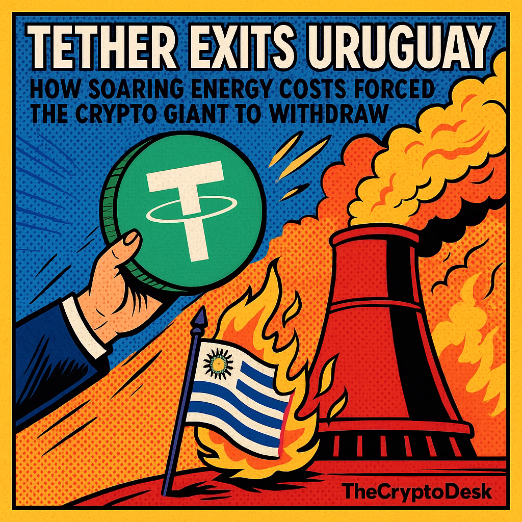 Tether Exits Uruguay: How Soaring Energy Costs Forced the Crypto Giant to Withdraw Tether Exits Uruguay: How Soaring Energy Costs Forced the Crypto Giant to Withdraw