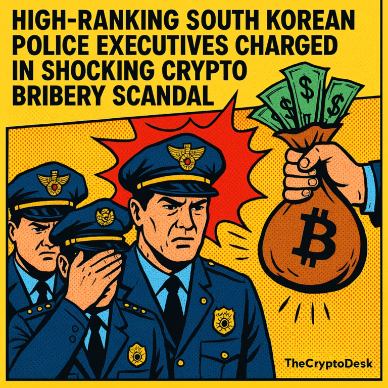 High-Ranking South Korean Police Executives Charged in Shocking Crypto Bribery Scandal