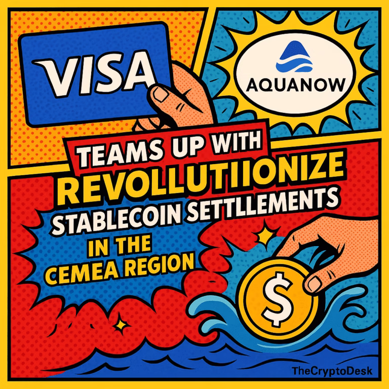 Visa Teams Up with Aquanow to Revolutionize Stablecoin Settlements in the CEMEA Region